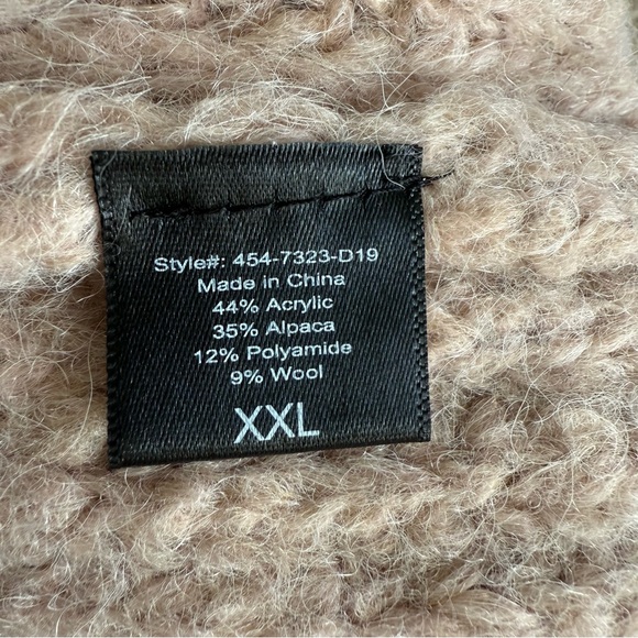 Jenni Kayne Alpaca Cocoon Cardigan Sweater Size XXL Cream - Picture 4 of 8